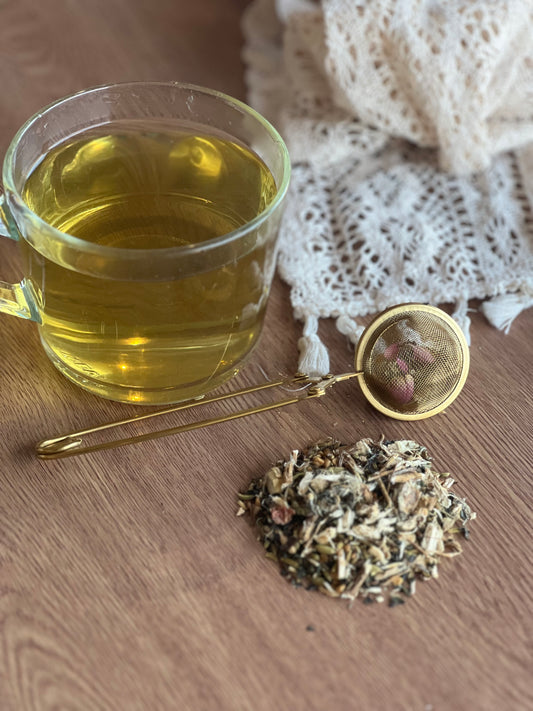 Inú Mi Gold Mesh Stainless Steel Tea Infuser